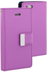 mercury goospery rich diary flip case apple iphone 7 purple photo