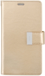 mercury goospery rich diary flip case samsung galaxy s8 plus g955 gold photo