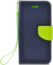 fancy book case for samsung galaxy j7 2017 navy lime photo