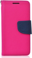 fancy book flip case for apple iphone x pink navy photo