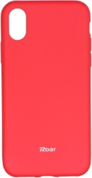 roar colorful jelly back cover case for apple iphone x hot pink photo