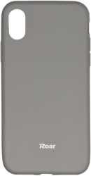 roar colorful jelly back cover case for apple iphone x grey photo