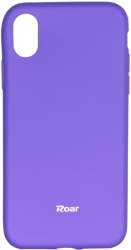 roar colorful jelly back cover case for apple iphone x purple photo