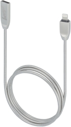 beeyo usb cable zinc for apple iphone 5 6 7 silver photo
