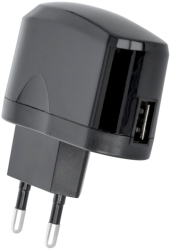 setty usb wall charger 1a black photo