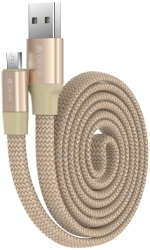 devia ring y1 micro usb cable 080m champagne gold photo