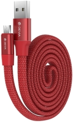 devia ring y1 micro usb cable 080m red photo