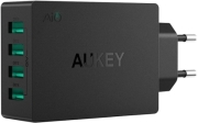 aukey pa u36 4 port wall charger with aipower 40w 8a photo
