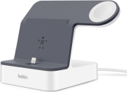 belkin f8j200vfwht powerhouse charge dock for apple watch iphone white photo