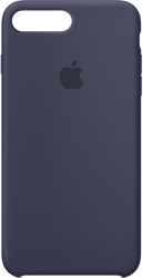 apple mmqu2 iphone 7 plus 8 plus silicone case midnight blue photo
