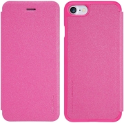 nillkin sparkle flip case for apple iphone 7 pink photo