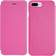 nillkin sparkle flip case for apple iphone 7 plus pink photo