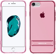 nillkin crashproof 2 tpu case stand for apple iphone 7 8 pink photo