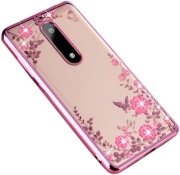 forcell diamond back cover case for nokia 5 rose gold photo