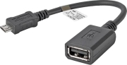 sony ec310 otg micro usb to usb adapter cable black bulk photo