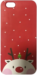 back cover silicon case reindeer tree for apple iphone 5 5s photo