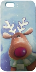 back cover silicon case red nose for apple iphone 6 plus photo