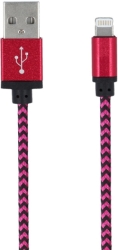 forever braided lightning cable pink photo