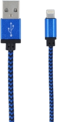 forever braided lightning cable blue photo
