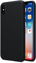 nillkin super frosted shield logo cutout back cover case for apple iphone x black photo