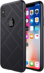 nillkin air back cover case for apple iphone x black photo