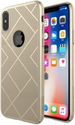 nillkin air back cover case for apple iphone x gold photo
