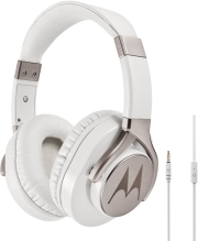 motorola pulse max over ear wired headphones white photo