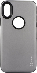 roar rico armor back cover case for apple iphone x grey photo