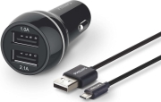 philips dlp2357u 10 dual usb car charger with micro usb cable photo