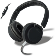 meliconi 497450 mysound speak pro stereo headphones with microphone black photo
