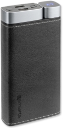 4smarts volthub leatherette dual port power bank 20000mah black photo