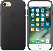 apple faceplate leather mmy52 for iphone 7 black photo