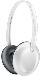 philips shb4405wt 00 flite wireless on ear bluetooth headset white photo
