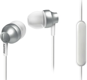 philips she3855sl 00 chromz in ear headphones with mic silver photo