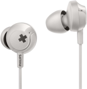 philips she4305wt 00 bass in ear headphones with mic white photo
