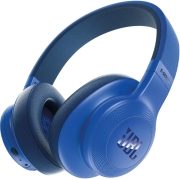 jbl e55bt wireless over ear headphones with microphone blue photo
