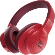 jbl e55bt wireless over ear headphones with microphone red photo