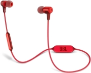 jbl e25bt wireless in ear headphones with microphone red photo