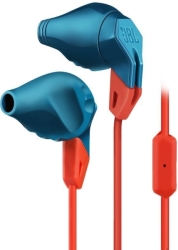 jbl grip 200 action sport earphones with microphone red blue photo