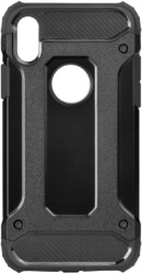 forcell armor back cover case for apple iphone x black photo