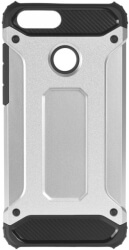 forcell armor back cover case for huawei honor 7x silver photo