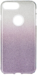 forcell shining back cover case for apple iphone 7 plus 8 plus clear violet photo