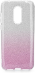 forcell shining back cover case xiaomi redmi 5 plus clear pink photo