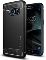 spigen rugged armor back cover case for samsung galaxy s7 g930 black photo