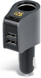 FOREVER CSS-04 CAR CHARGER ADAPTER WITH 3 USB PORT
