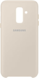 samsung dual layer cover ef pa605cf for galaxy a6 plus 2018 gold photo