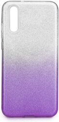 forcell shining back case for huawei p20 clear violet photo