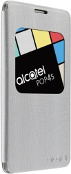 alcatel af5095 flip case pop4s metal silver photo