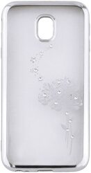 beeyo roses back cover case for huawei psmart silver photo