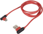 extreme media nka 1201 usb type cm to usb am charge synce cable angled 90 1m red photo